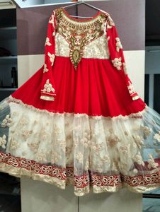 Red Anarkali