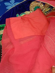 Pink Shaded Heavy Saree Women