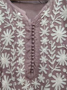 Chikankari Kurta And Palazzo