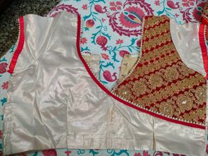 Embroidered Saree with Blouse