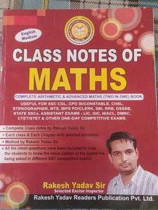 SSC Class Notes Of Maths Rakesh Yadav Sir