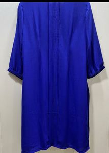 Elegant Blue Embroidered Kurta