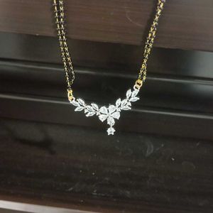 AD Stone Necklace & Mangalsutra
