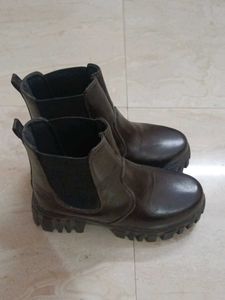 Brown Leather Boots