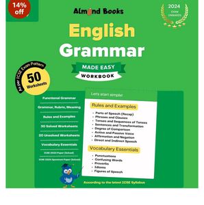 ICSE 9&amp;10 English Grammar ALMOND AND BOOKS