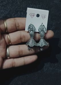 6 Pcs Oxidised Earrings