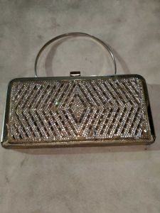 Sparkling Diamond Pattern Evening Bag