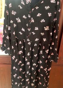 Black Floral Kurta | Price Drop