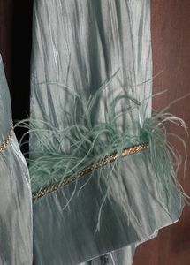 Turquoise And Gold Robe