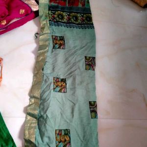 a saari with blouse