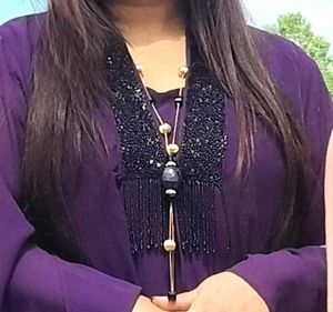 Black And Golden Beautiful Stylish Chain