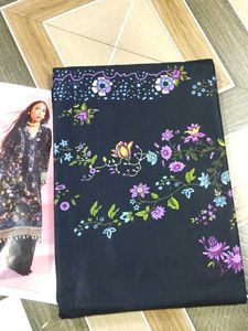 Floral Black Salwar Kameez