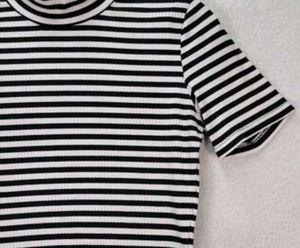 Striped Short Sleeve Top