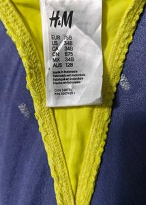 H&amp;M Yellow Bikini Top