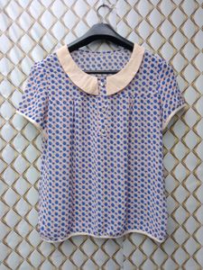 New With Tag Korean Vintage Cute Dotted Top