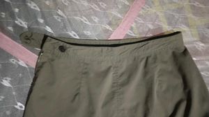 Brown A Line, Knee Length Skirt, Midi Skirt