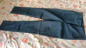 Blue Slim Fit formal Pants