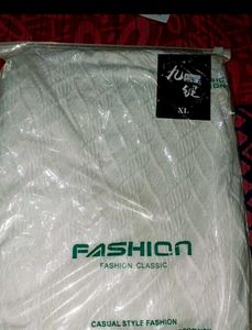 White Textured T-shirts for UNISEX