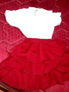 Baby Girls Cute Skirtjointedtop Frock