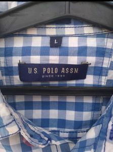 US POLO ASSN Blue Shirt