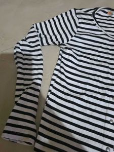 Striped Long Sleeve Top