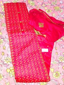 Red Dress Material