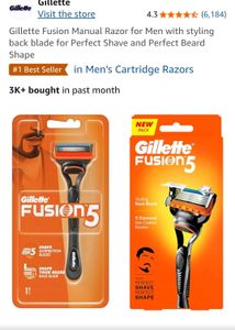 Bestseller Gillette Fusion 5 Brand New Product