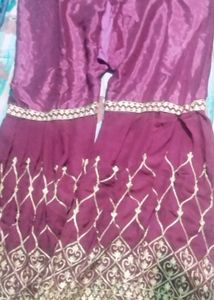 Purple Sharara Suit