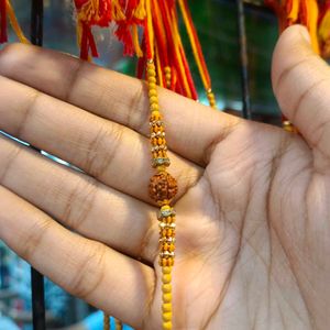 🌸3 Pcs Rudraksha Rakhi🌸