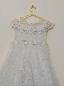 White Flower Girl Dress