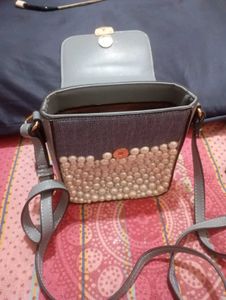 Pearl Embellished Crossbody Bag