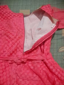 Pink Anarkali Dress