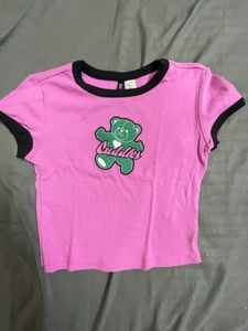 Lil pink baby tee