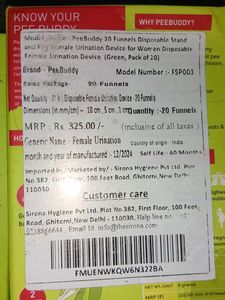 Sirona Pee Buddy - 2 Packs