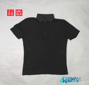 UNIQLO Black Polo T-shirt