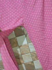 Combo Of Pink Legging And Plazzo