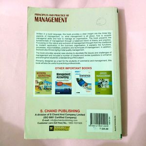 Principles &amp; Practice of Management