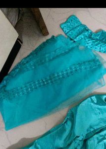 Teal Dress Material