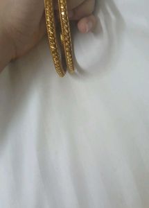 Bangle Golden Colour Coated Set Of 2