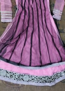 Pink &amp; Silver Embellished Dress
