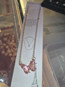 Butterfly Pink Necklace