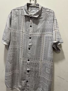 Zara Patterned Short Sleeve Shirt