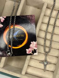 anti-tarnished cross necklace