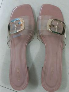 Pink Block Heels Stylish women