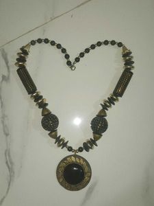 Black And Gold Neck Piece