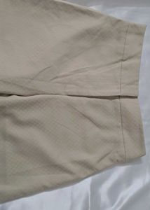 Beige Flared Pants - 35
