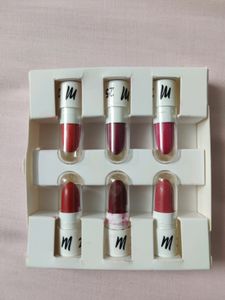My glamm lipsticks Pocket friendly (Set Of 6 Shade