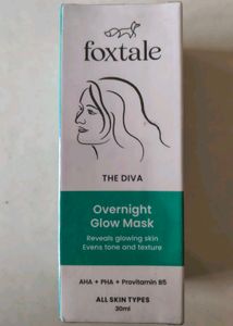 Foxtale The Diva Overnight Glow Mask Packed Unused