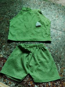 Cute Green Kids Outfit