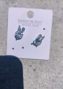 Swan Zircon Stone earrings
